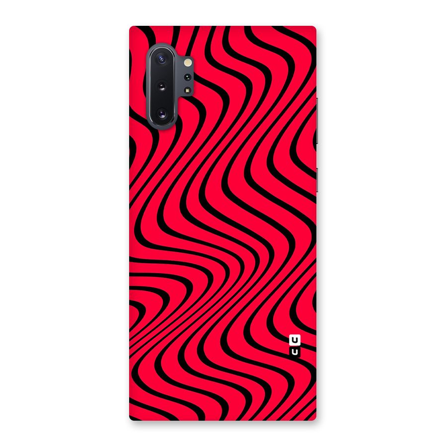 Waves Pattern Print Back Case for Galaxy Note 10 Plus