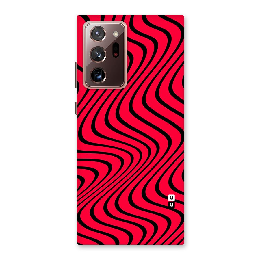 Waves Pattern Print Back Case for Galaxy Note 20 Ultra
