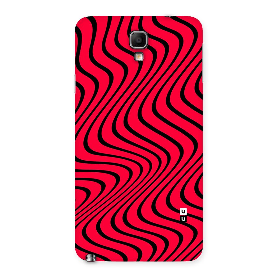 Waves Pattern Print Back Case for Galaxy Note 3 Neo