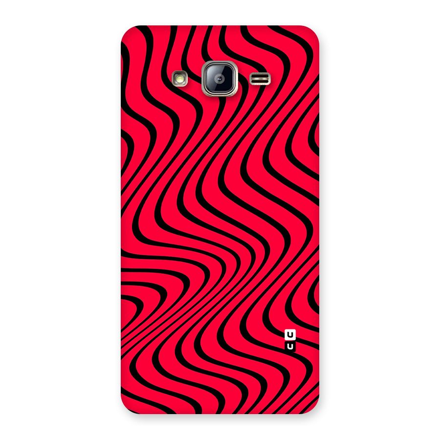 Waves Pattern Print Back Case for Galaxy On5