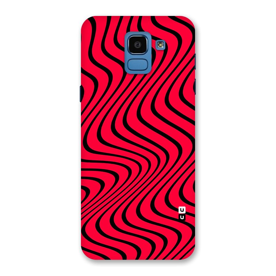 Waves Pattern Print Back Case for Galaxy On6