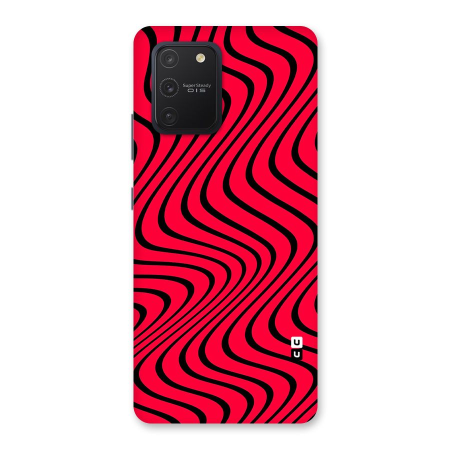 Waves Pattern Print Back Case for Galaxy S10 Lite