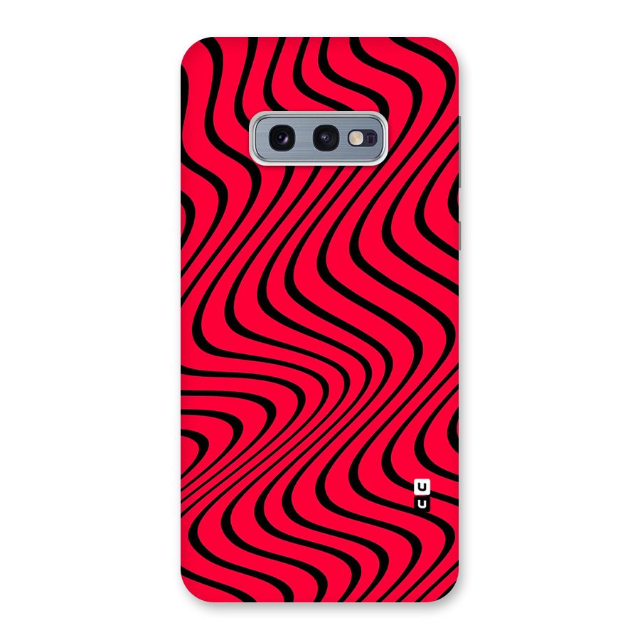 Waves Pattern Print Back Case for Galaxy S10e