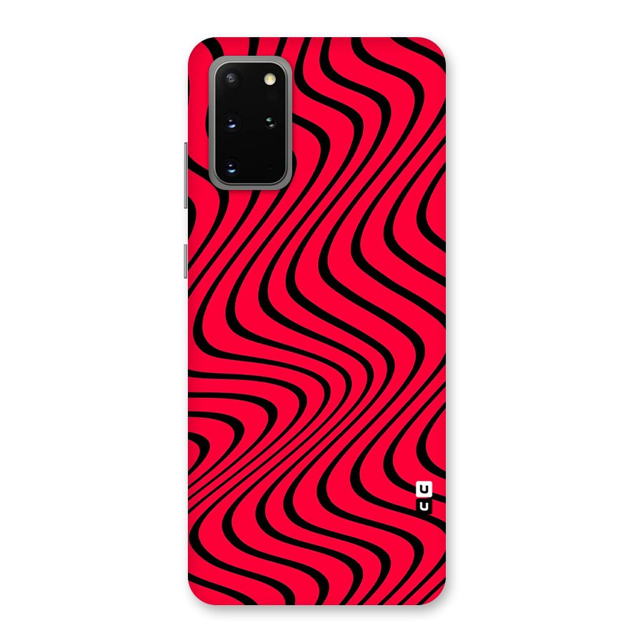 Waves Pattern Print Back Case for Galaxy S20 Plus
