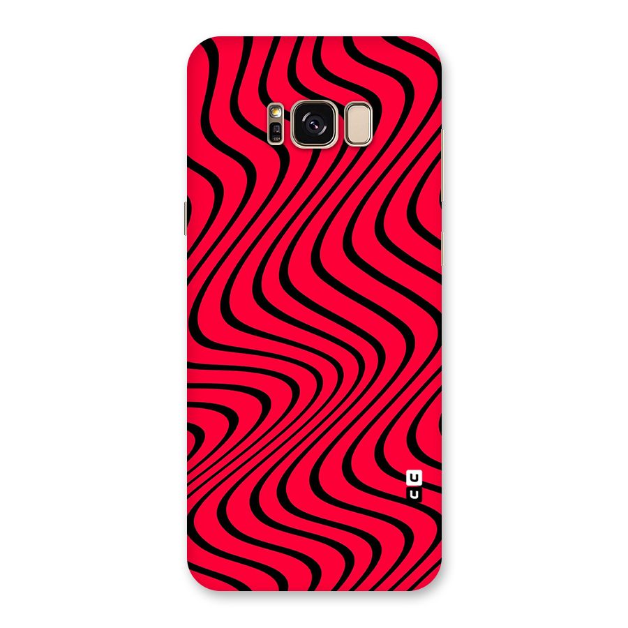 Waves Pattern Print Back Case for Galaxy S8 Plus
