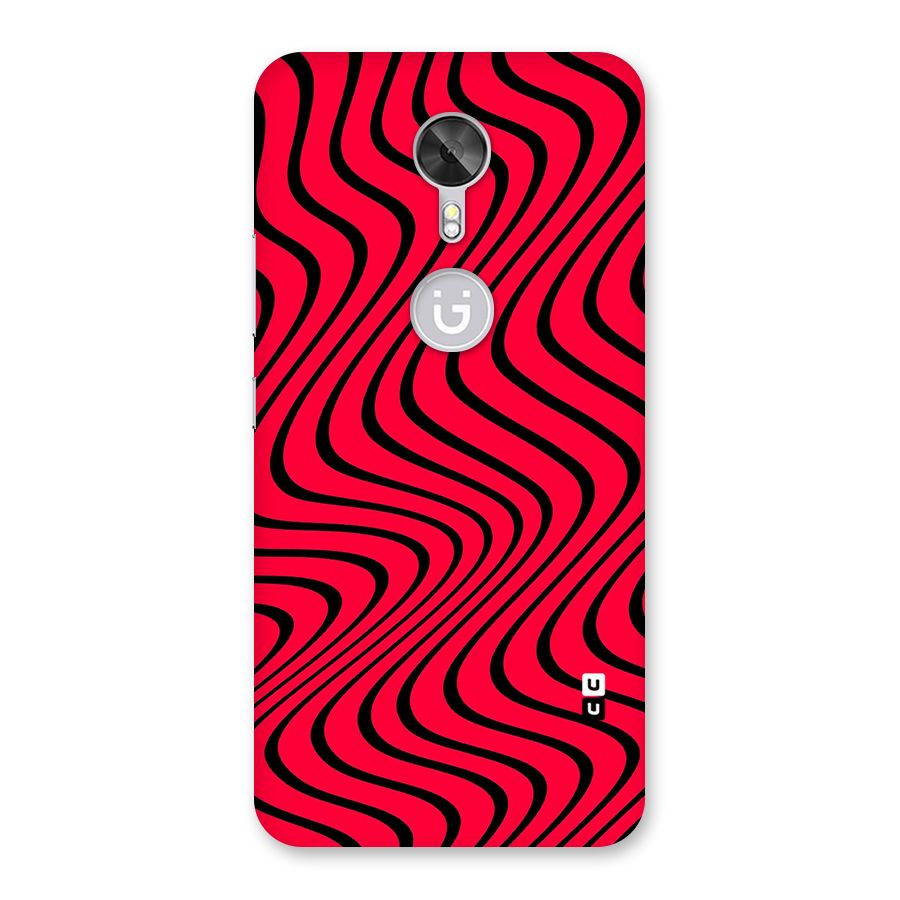 Waves Pattern Print Back Case for Gionee A1