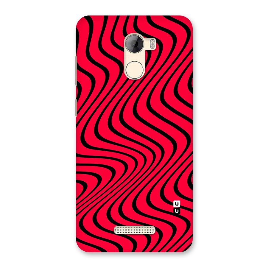 Waves Pattern Print Back Case for Gionee A1 LIte