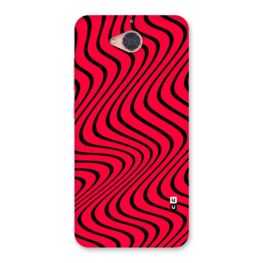 Waves Pattern Print Back Case for Gionee S6 Pro