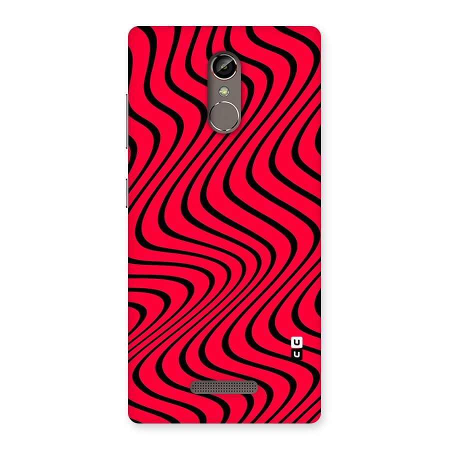 Waves Pattern Print Back Case for Gionee S6s