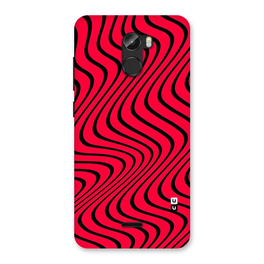Waves Pattern Print Back Case for Gionee X1