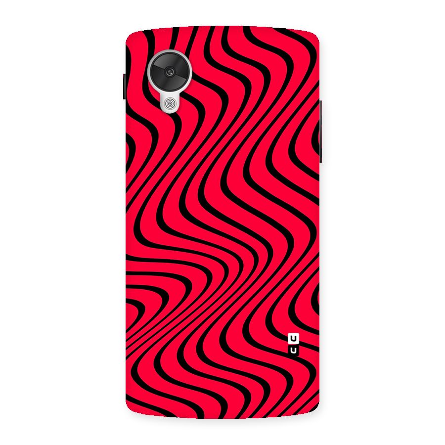 Waves Pattern Print Back Case for Google Nexsus 5
