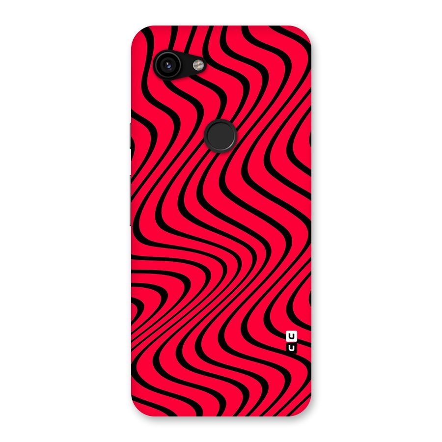 Waves Pattern Print Back Case for Google Pixel 3a