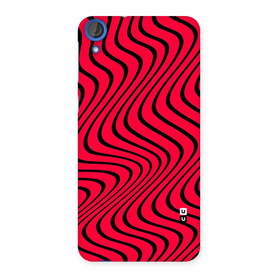 Waves Pattern Print Back Case for HTC Desire 820
