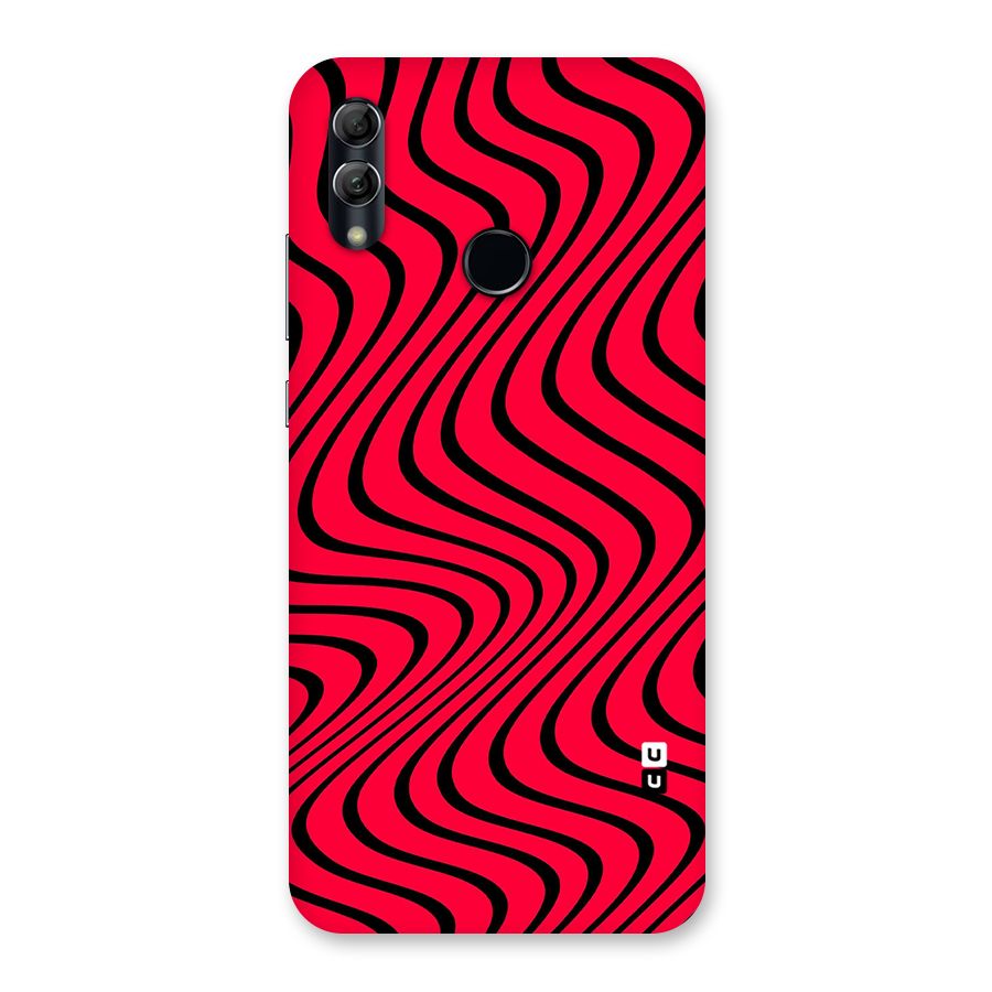 Waves Pattern Print Back Case for Honor 10 Lite