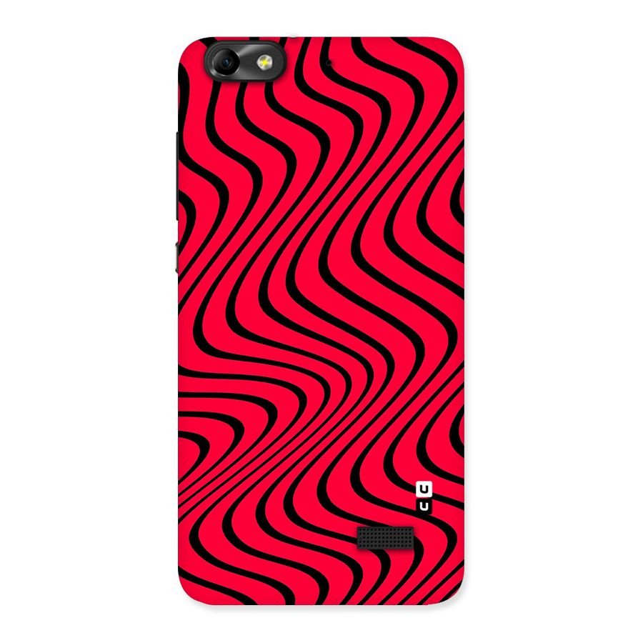 Waves Pattern Print Back Case for Honor 4C
