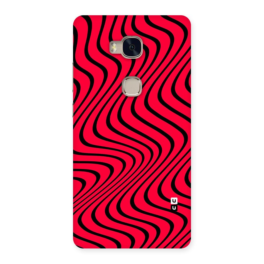 Waves Pattern Print Back Case for Huawei Honor 5X