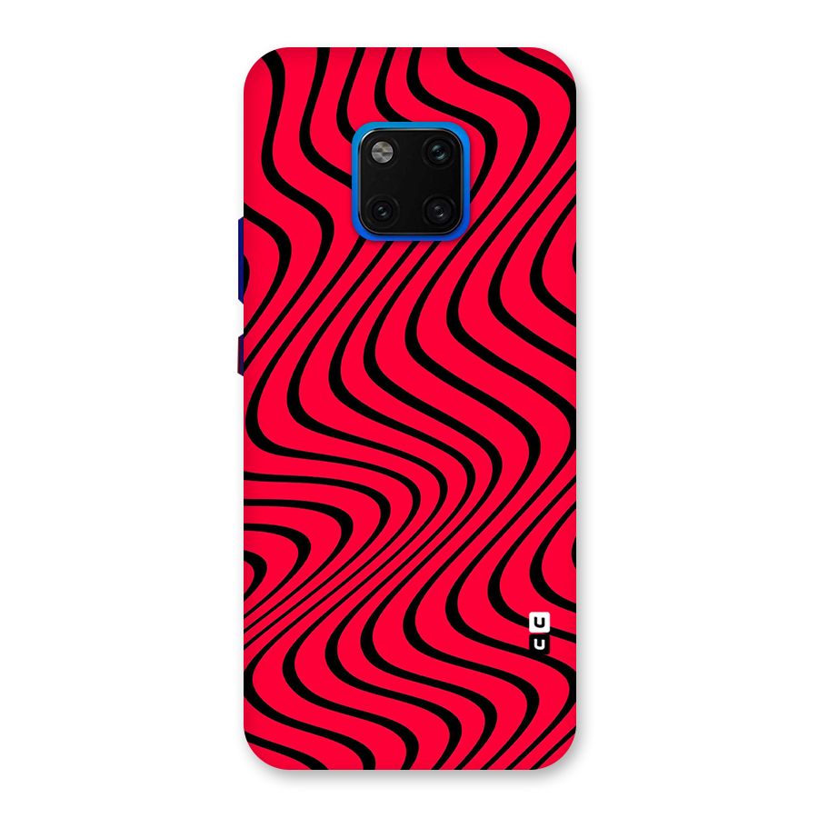 Waves Pattern Print Back Case for Huawei Mate 20 Pro