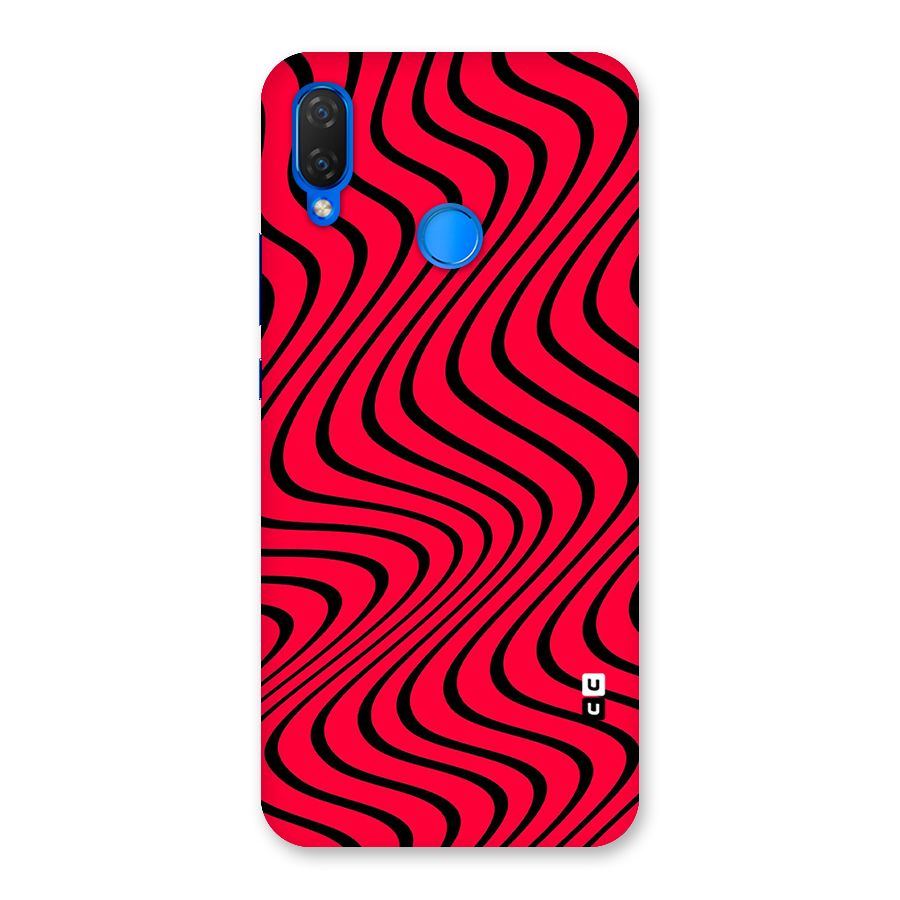Waves Pattern Print Back Case for Huawei P Smart+