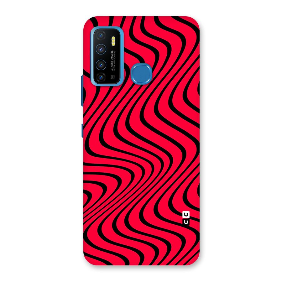 Waves Pattern Print Back Case for Infinix Hot 9