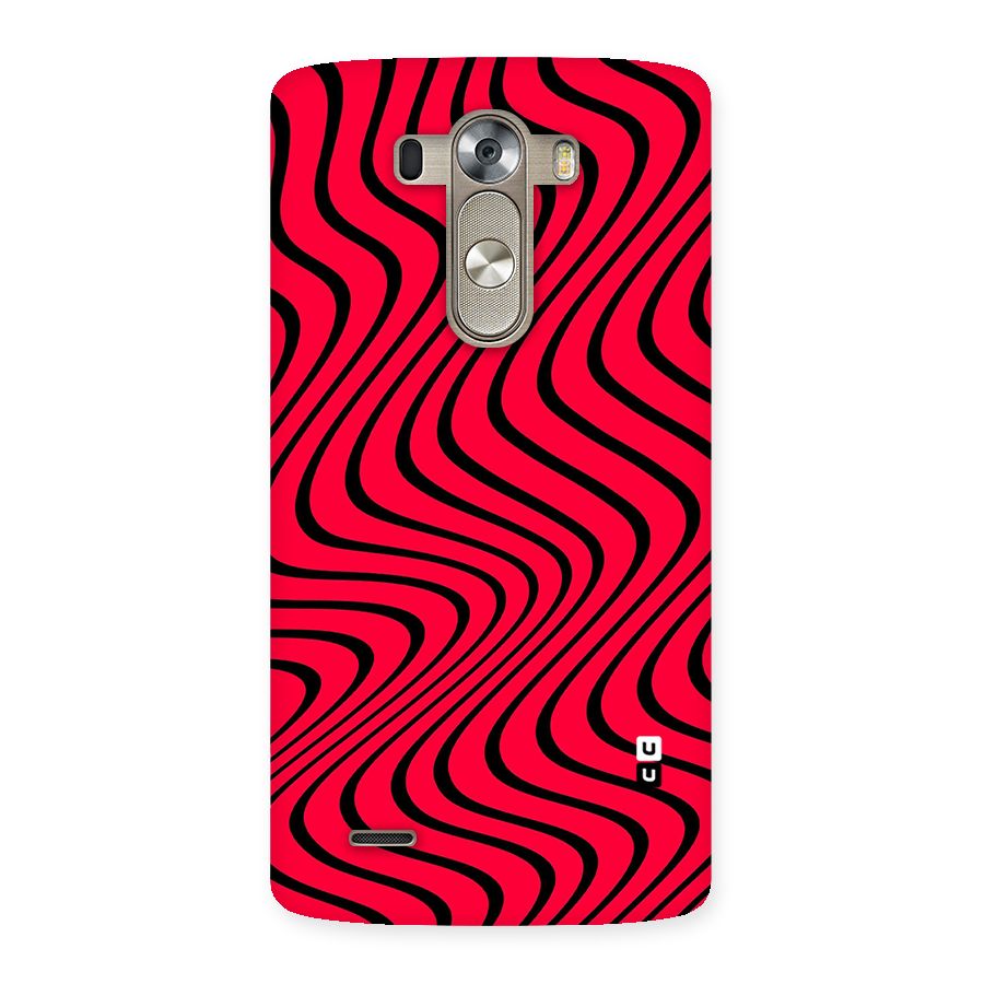 Waves Pattern Print Back Case for LG G3