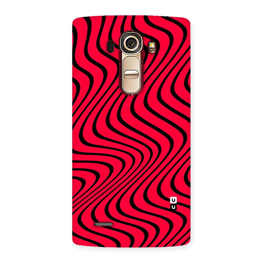 Waves Pattern Print Back Case for LG G4