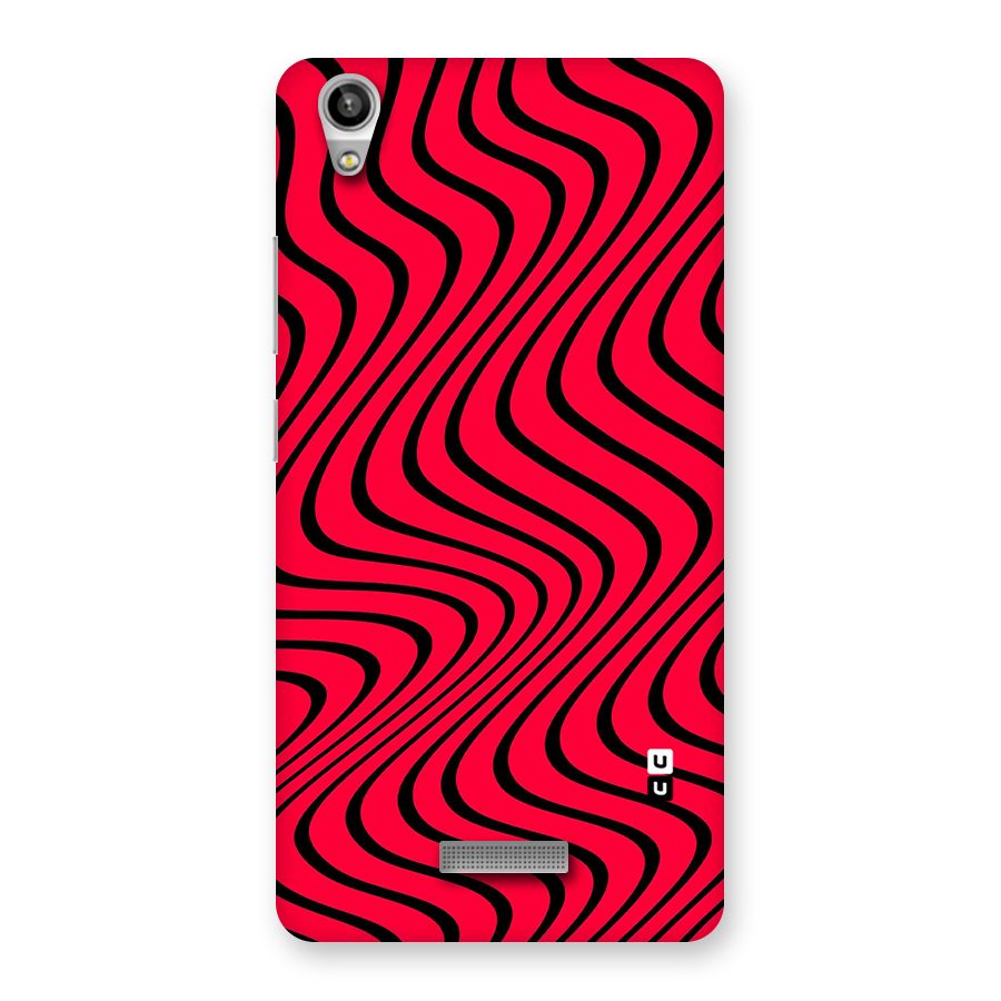 Waves Pattern Print Back Case for Lava-Pixel-V1