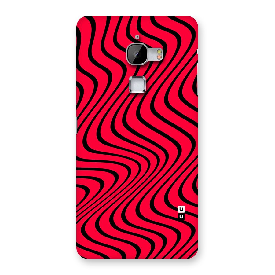 Waves Pattern Print Back Case for LeTv Le Max