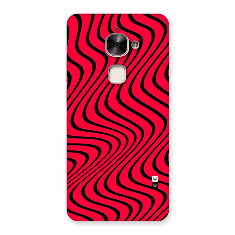 Waves Pattern Print Back Case for Le 2