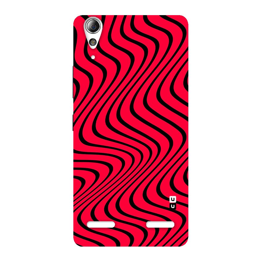 Waves Pattern Print Back Case for Lenovo A6000