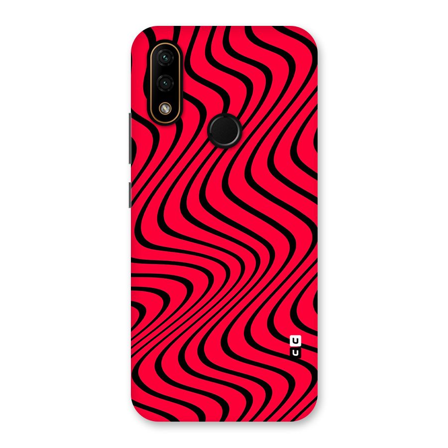 Waves Pattern Print Back Case for Lenovo A6 Note