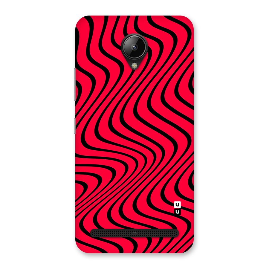 Waves Pattern Print Back Case for Lenovo C2