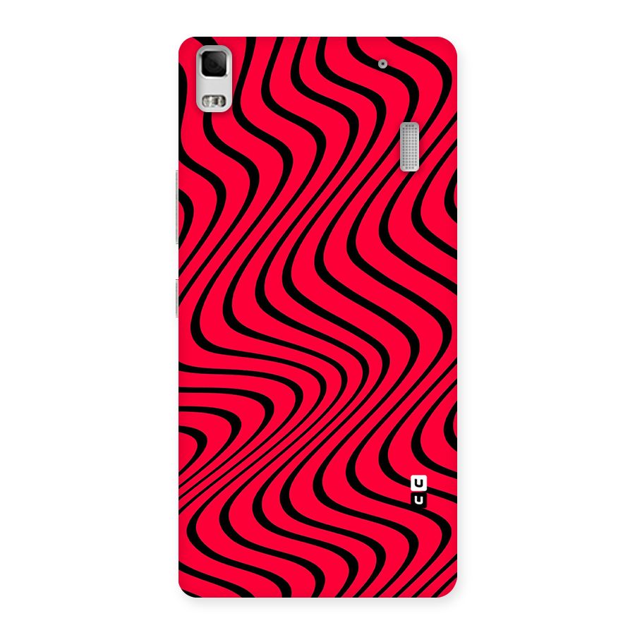 Waves Pattern Print Back Case for Lenovo K3 Note