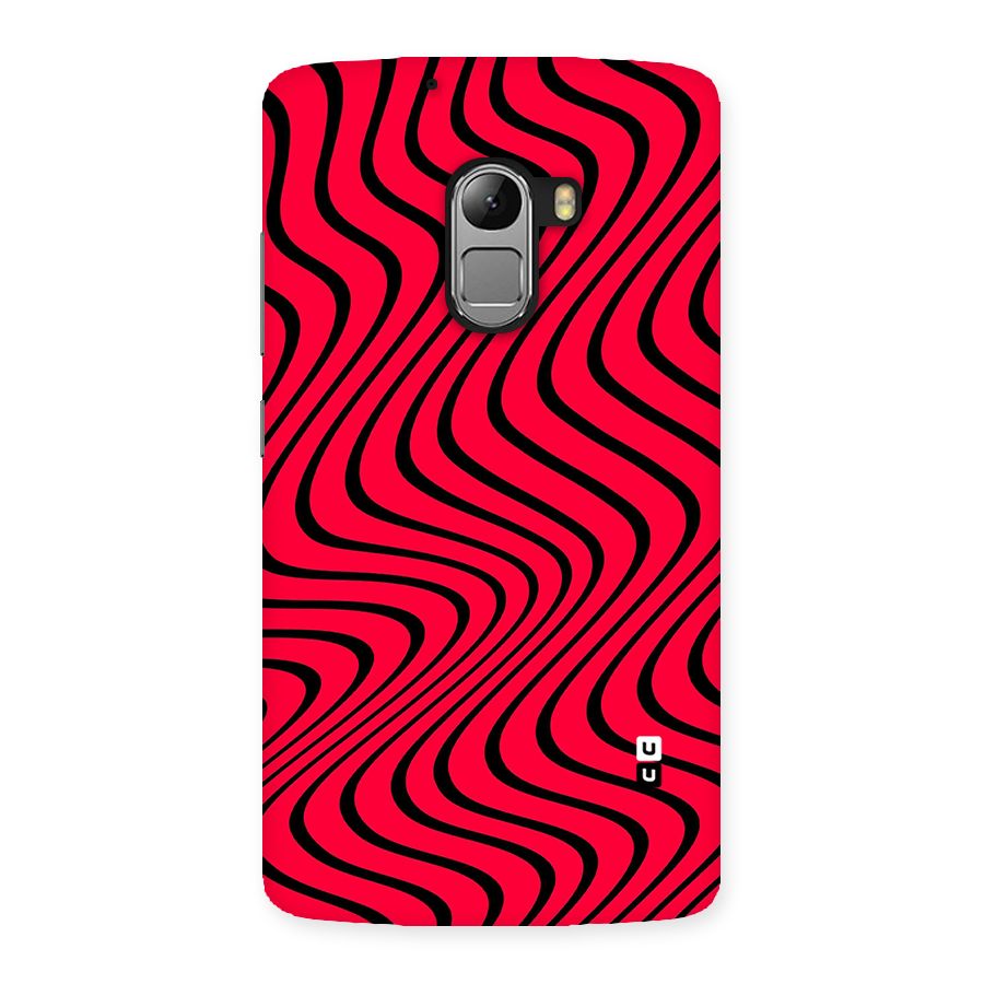 Waves Pattern Print Back Case for Lenovo K4 Note