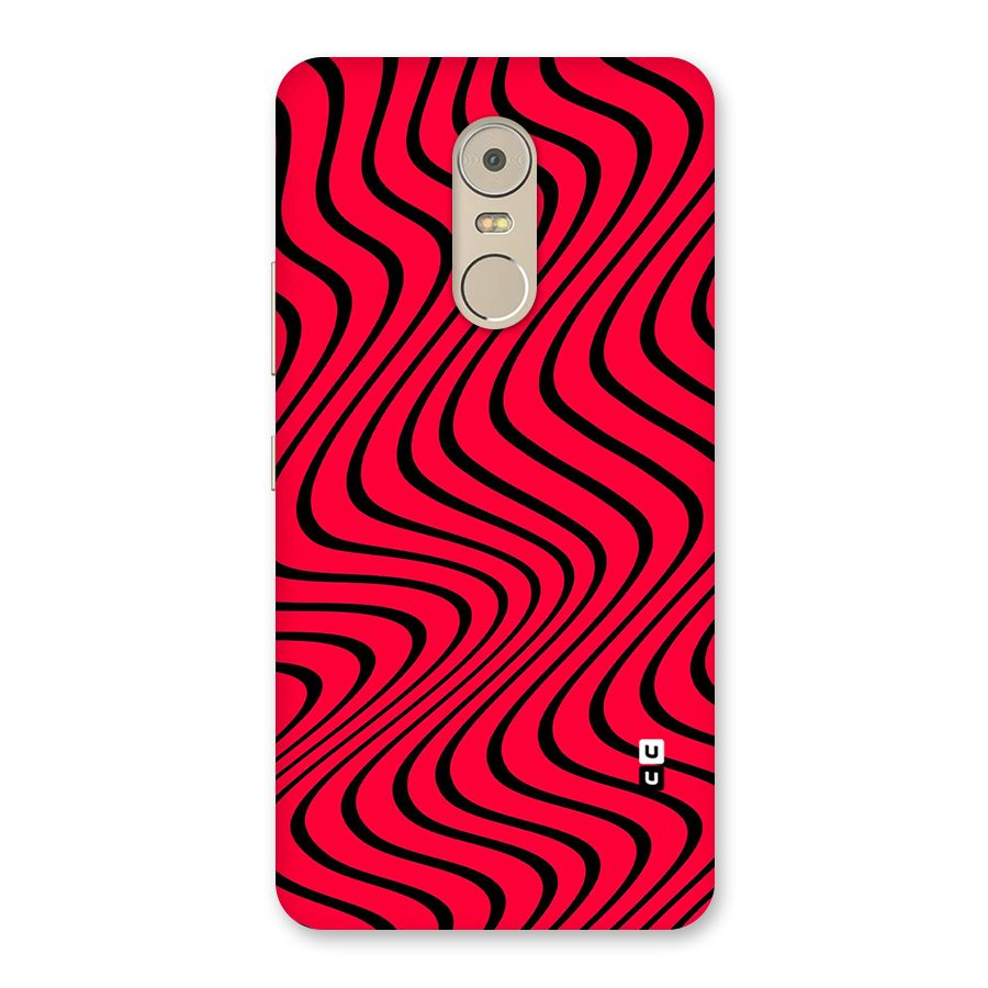 Waves Pattern Print Back Case for Lenovo K6 Note
