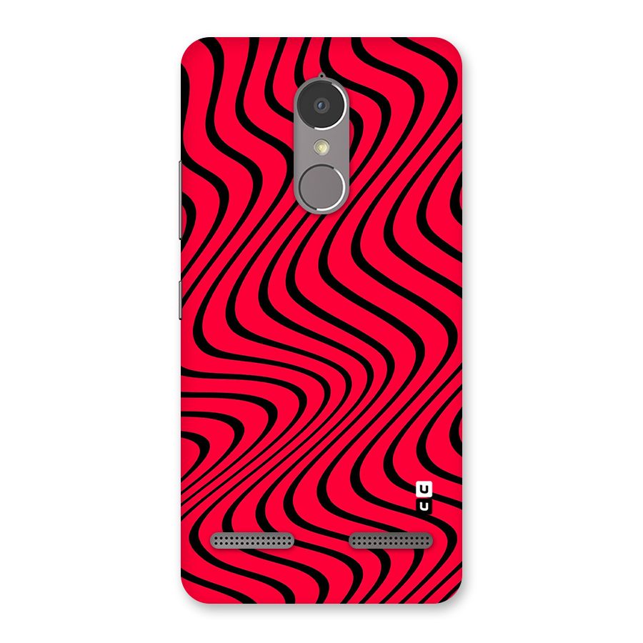 Waves Pattern Print Back Case for Lenovo K6 Power