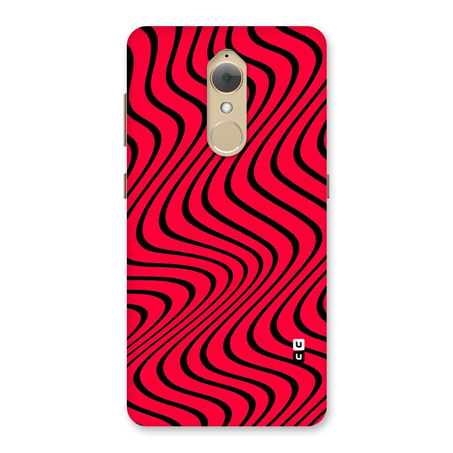 Waves Pattern Print Back Case for Lenovo K8