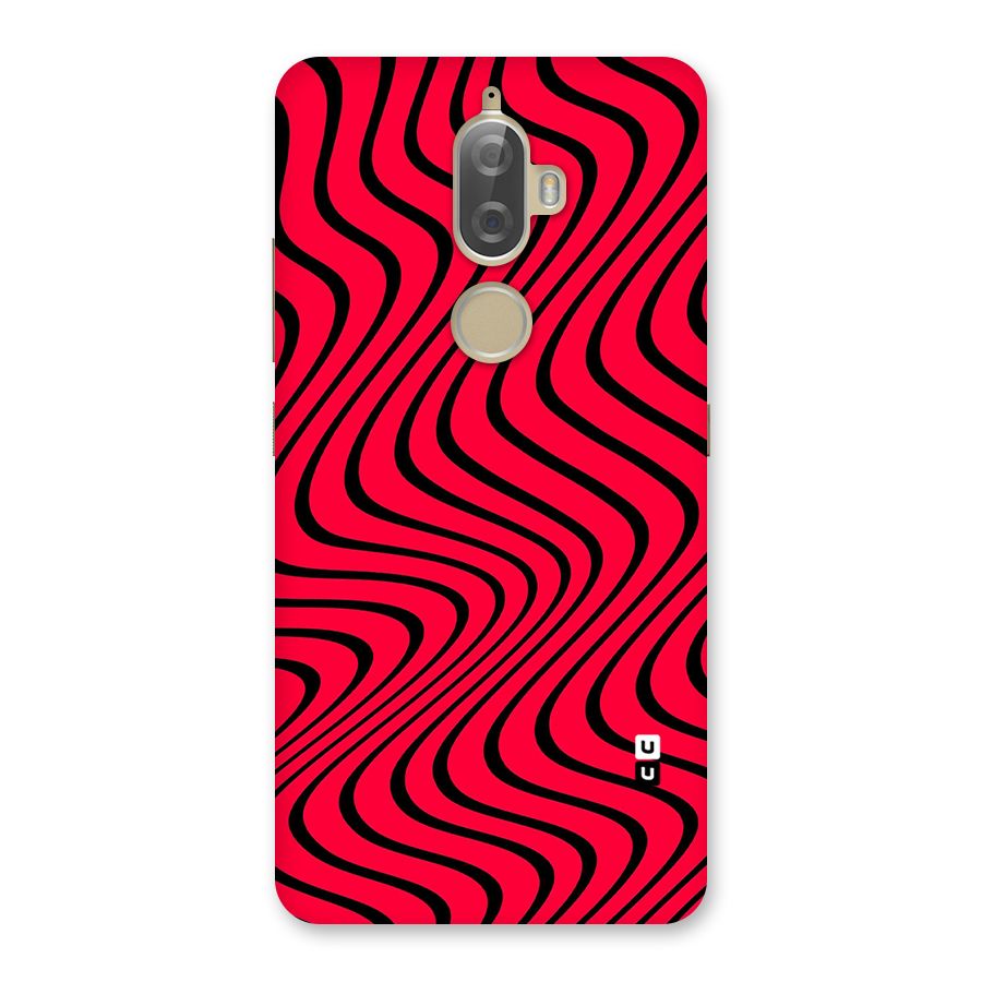 Waves Pattern Print Back Case for Lenovo K8 Plus