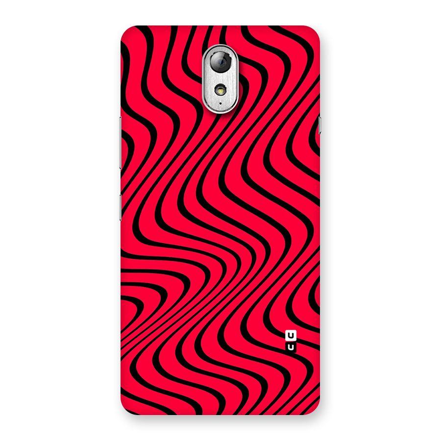 Waves Pattern Print Back Case for Lenovo Vibe P1M