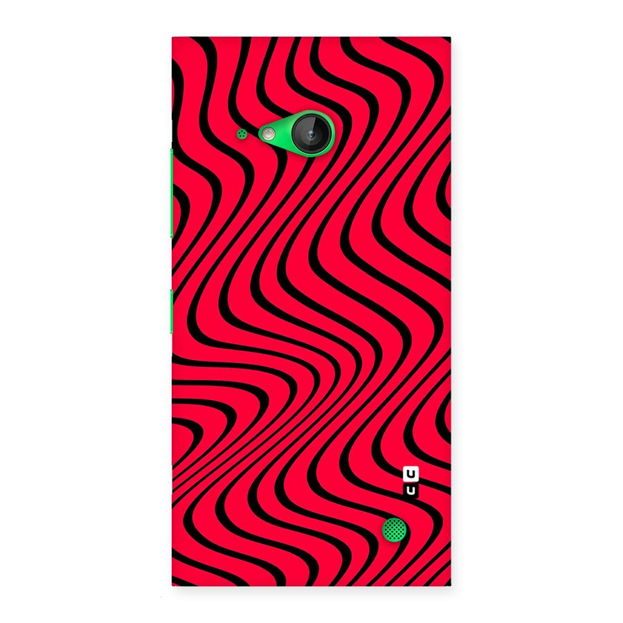 Waves Pattern Print Back Case for Lumia 730