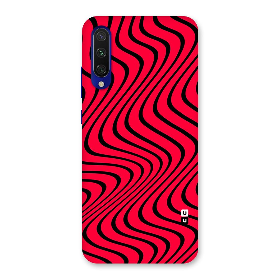 Waves Pattern Print Back Case for Mi A3