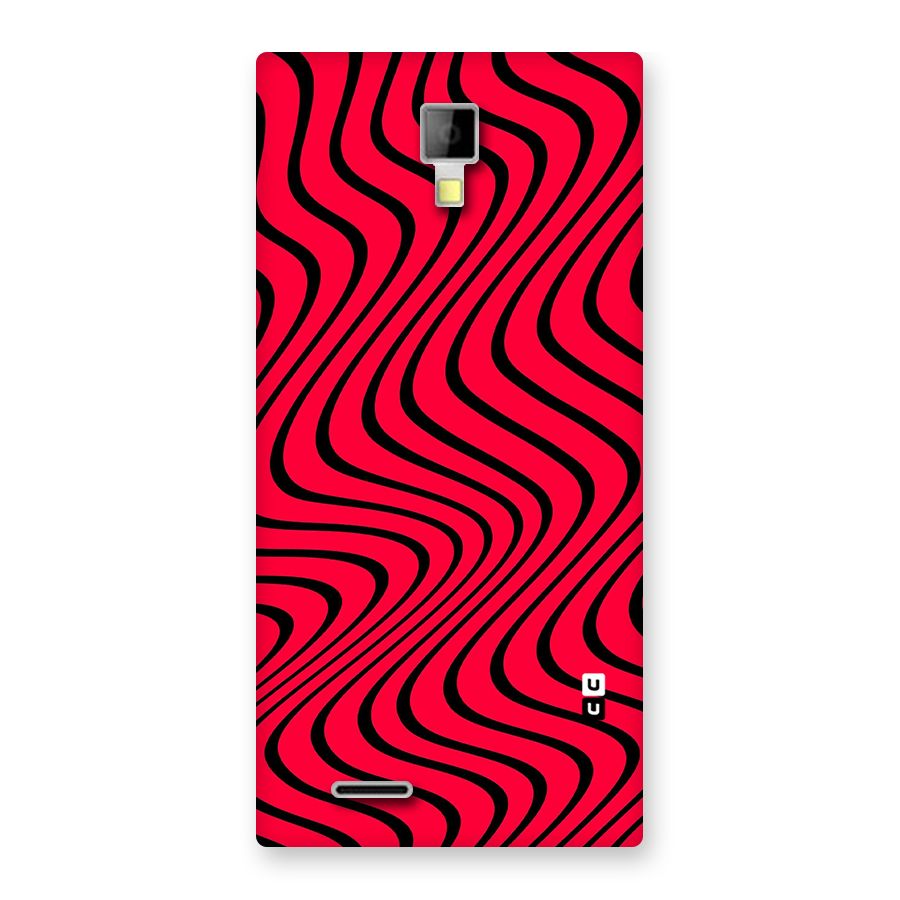 Waves Pattern Print Back Case for Micromax Canvas Xpress A99
