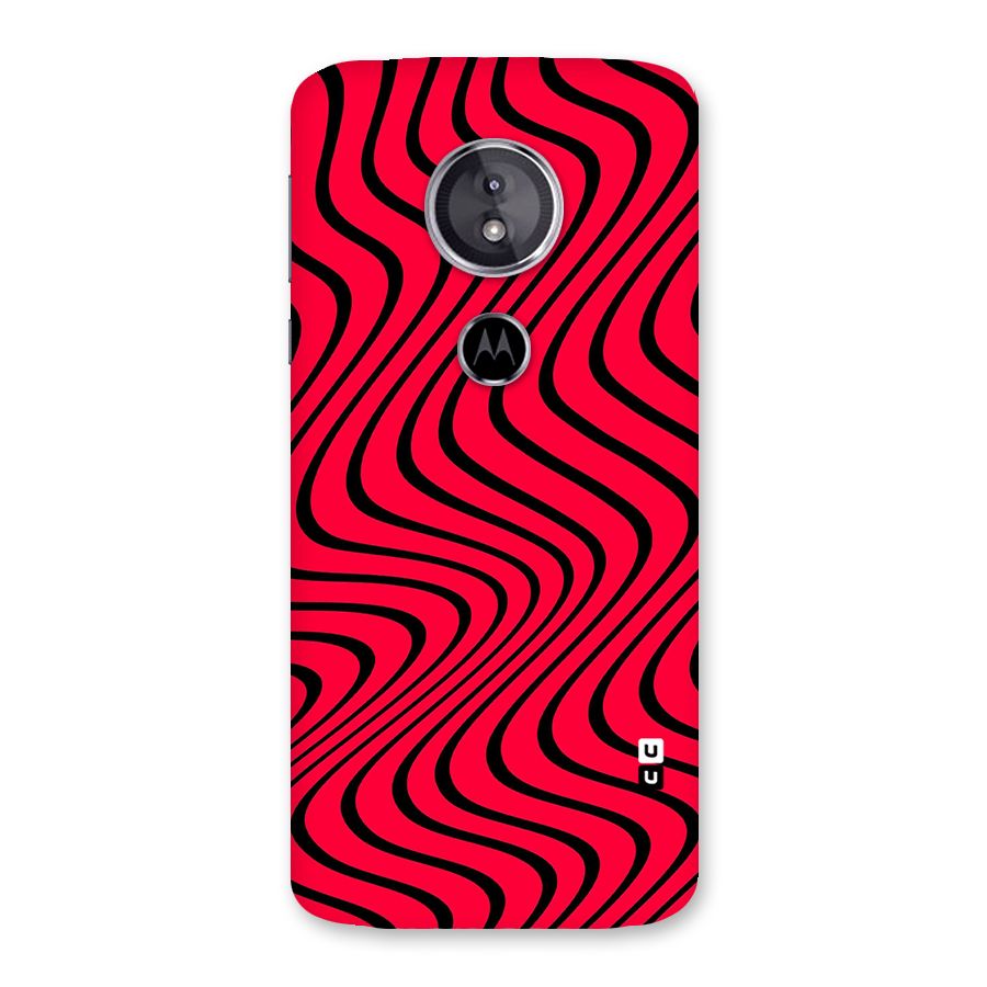 Waves Pattern Print Back Case for Moto E5