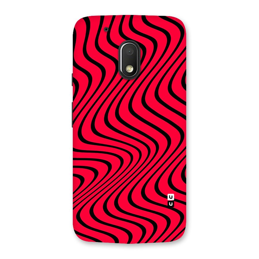 Waves Pattern Print Back Case for Moto G4 Play
