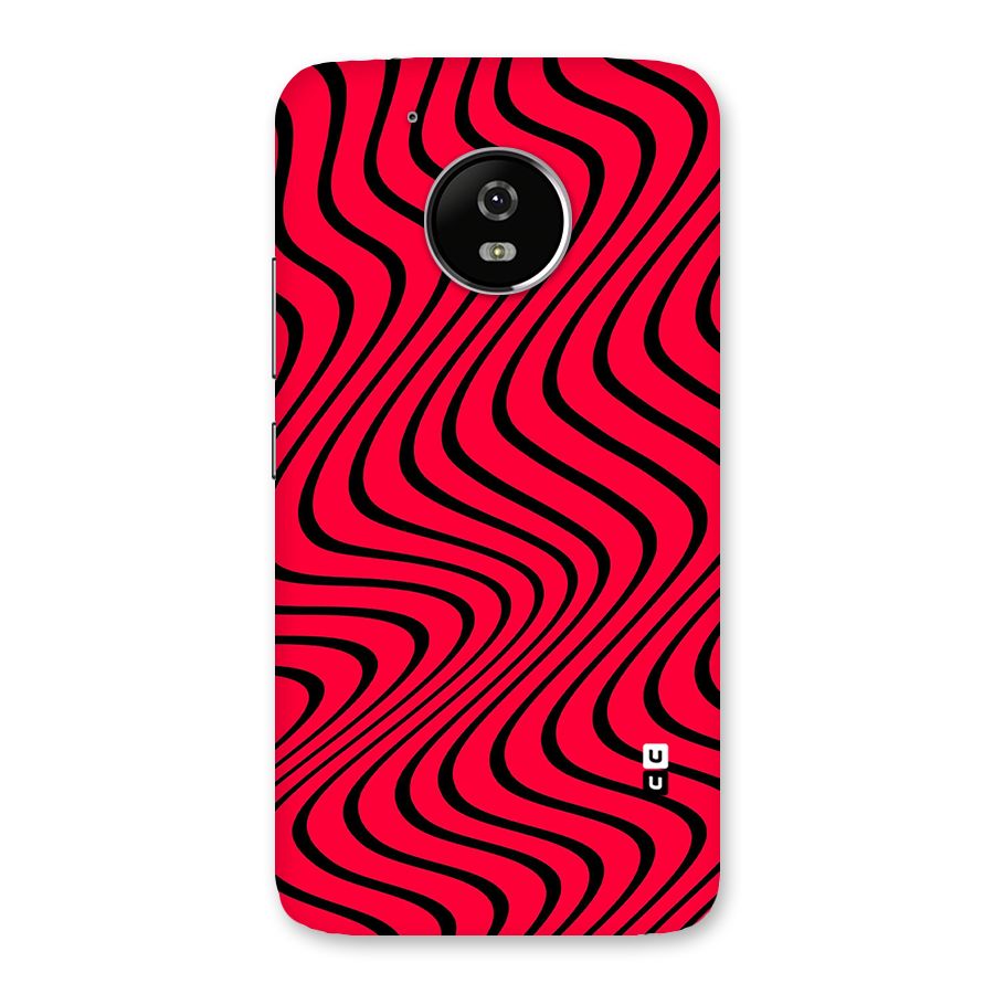 Waves Pattern Print Back Case for Moto G5