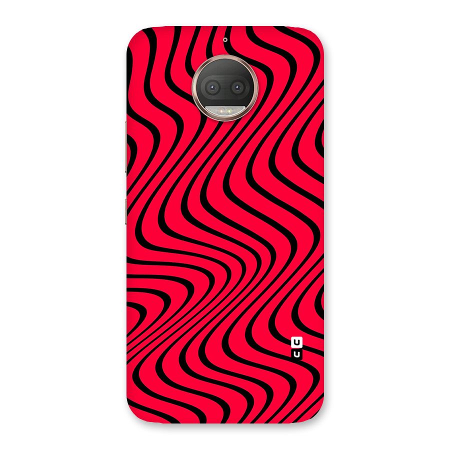 Waves Pattern Print Back Case for Moto G5s Plus