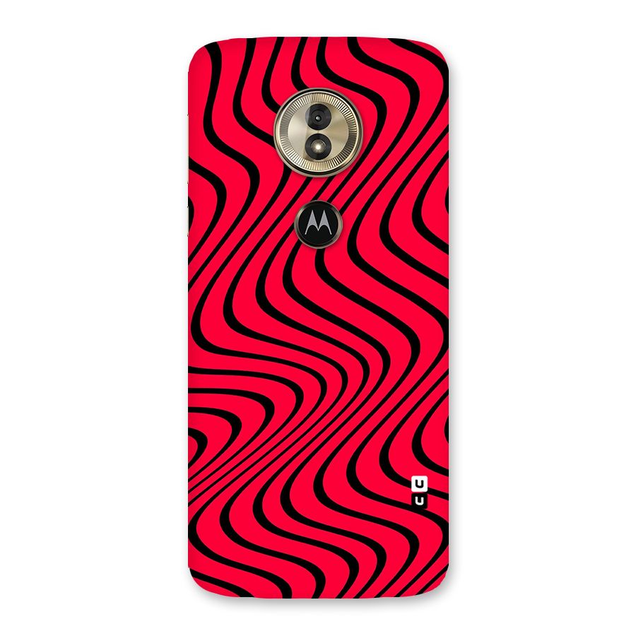 Waves Pattern Print Back Case for Moto G6 Play