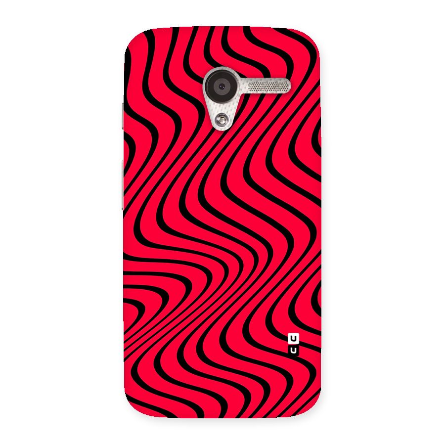Waves Pattern Print Back Case for Moto X