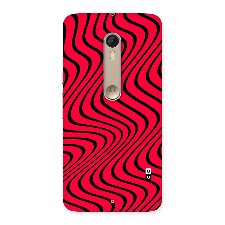 Waves Pattern Print Back Case for Motorola Moto X Style