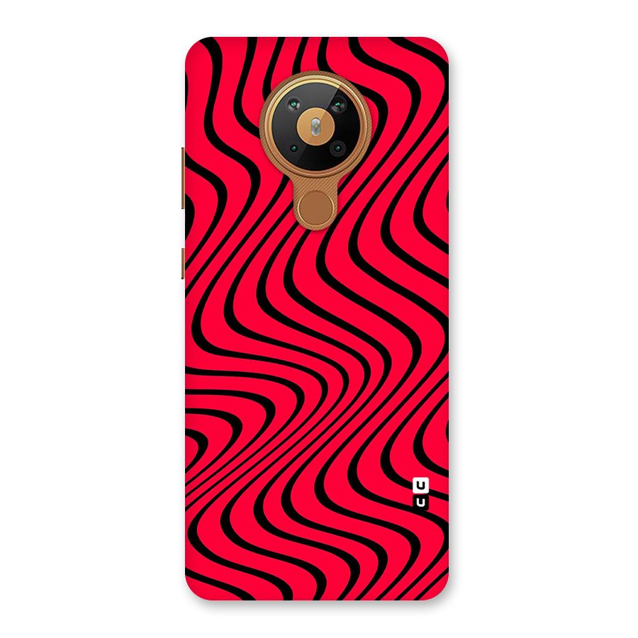 Waves Pattern Print Back Case for Nokia 5.3