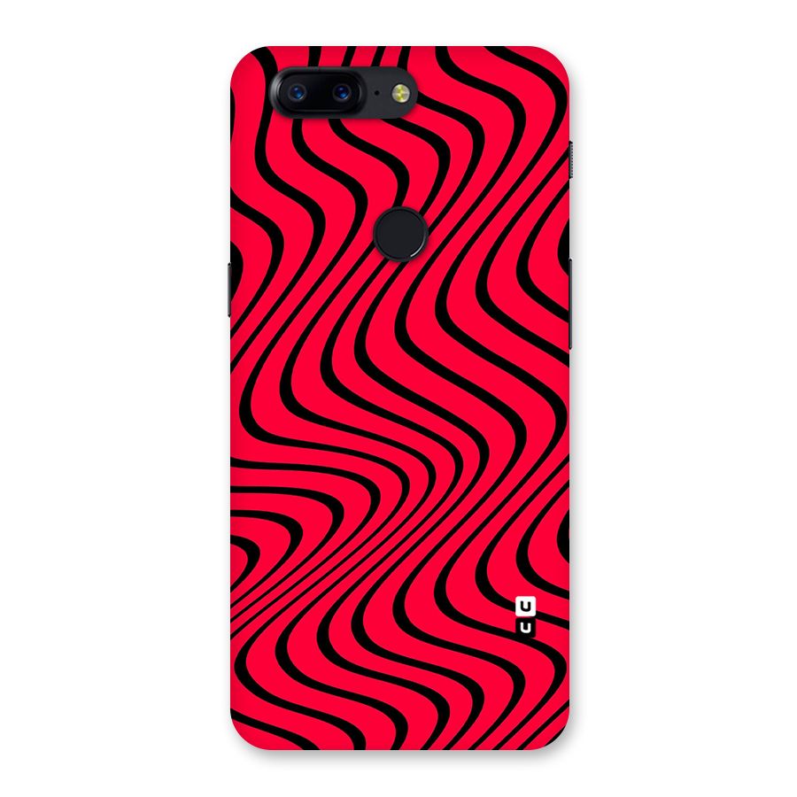Waves Pattern Print Back Case for OnePlus 5T
